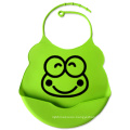 High Quality Waterproof Silicone Soft Food Catcher Bibs for Custom Printing Logo